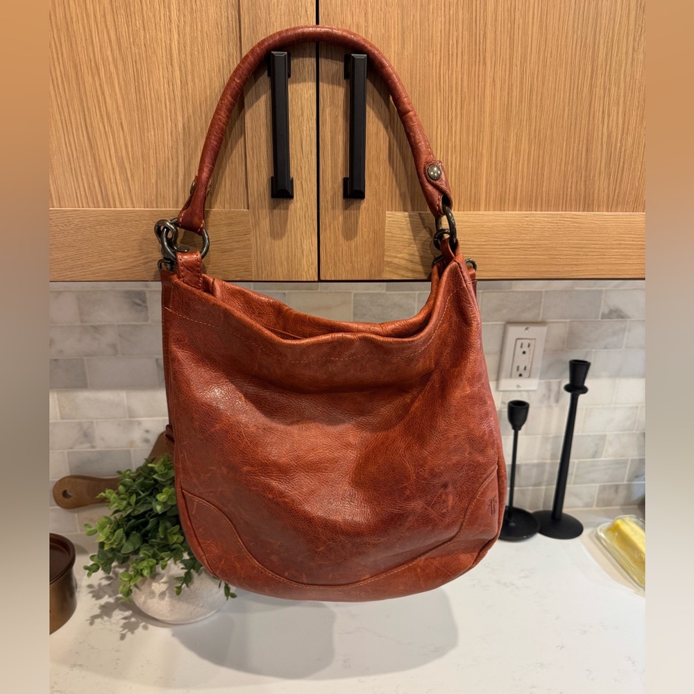 Frye Melissa Leather Hobo like new